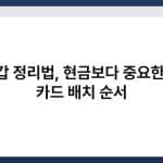 지갑 정리법, 현금보다 중요한 건 카드 배치 순서 3