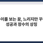 거북이를 보는 꿈, 느리지만 꾸준한 성공과 장수의 상징 2