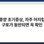 뇌종양 초기증상, 자주 어지럽고 구토가 동반되면 꼭 확인 1