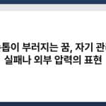 손톱이 부러지는 꿈, 자기 관리 실패나 외부 압력의 표현 4