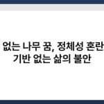 뿌리 없는 나무 꿈, 정체성 혼란이나 기반 없는 삶의 불안 2