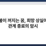 촛불이 꺼지는 꿈, 희망 상실이나 관계 종료의 암시 3