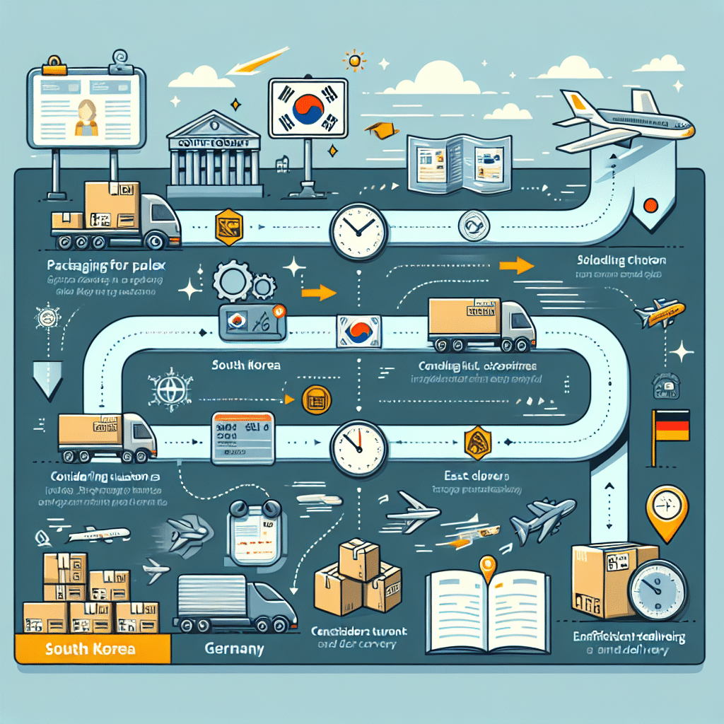 한국에서 독일로 안전하고 신속하게 택배 보내기 TIP