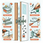 문 경첩 소음 제거, 윤활제 없이 해결하는 팁