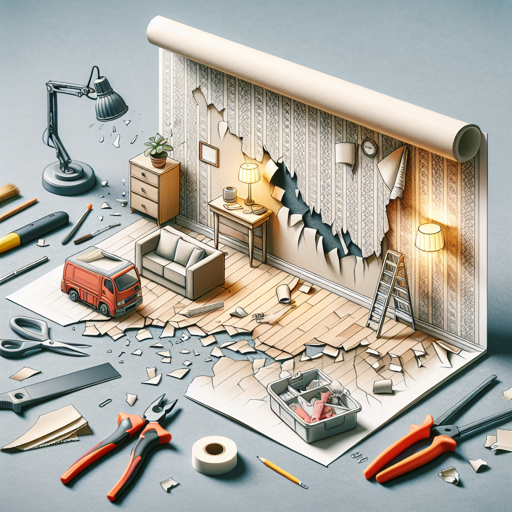 벽지 찢어짐 응급 복구, 티 안 나게 막는 방법