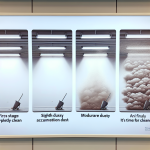 천장 먼지 관리, 청소 주기 늘어나는 순서