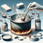 냄비 바닥 탄 자국 제거, 긁지 않고 해결하는 방법