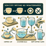 컵 건조 순서, 물자국 안 남는 방식