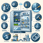 냉장고 고무패킹 청소, 냄새 새는 걸 막는 포인트