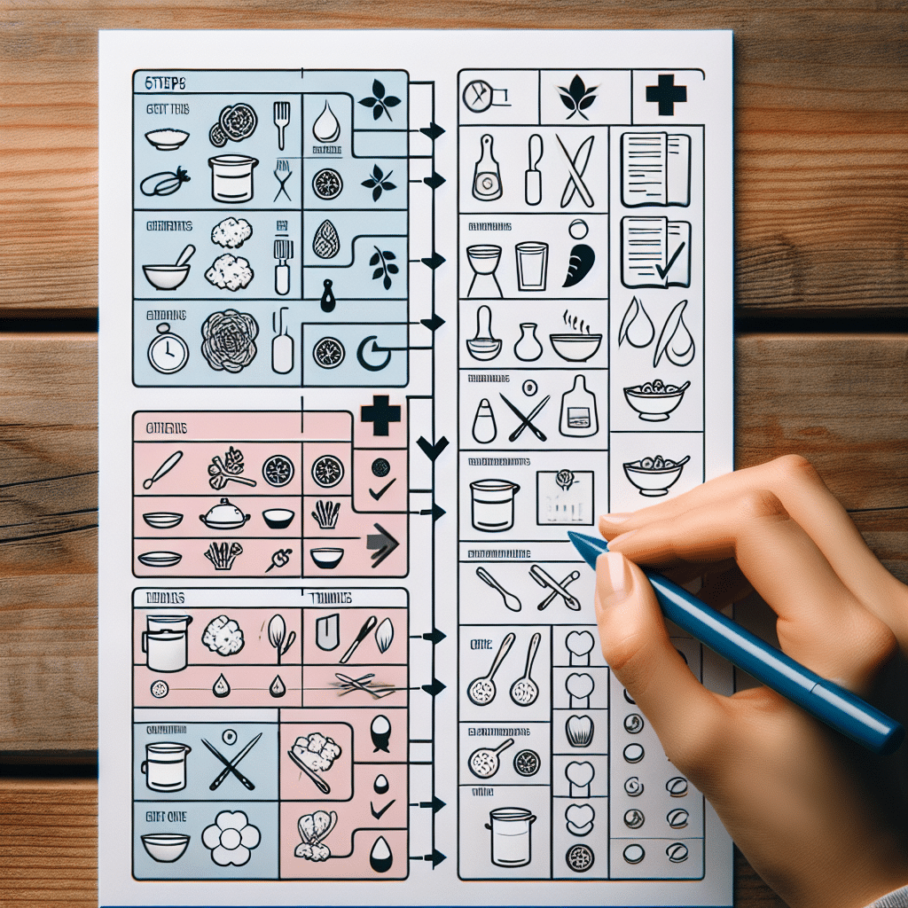 요리 순서 메모, 동시에 만들 때 헷갈림 줄어드는 구조