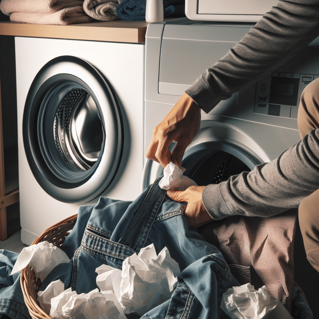 세탁 전 주머니 확인, 휴지 사고 줄어드는 이유