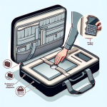 노트북 가방 수납, 충격 줄어드는 배치