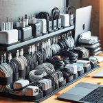 노트북 충전기 정리, 케이블 꼬임 방지 방법