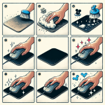 마우스패드 세척, 움직임 부드러워지는 이유