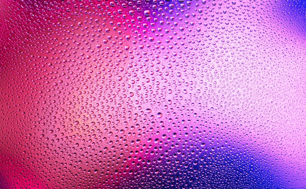 rainy season window condensation next to built-in wardrobe