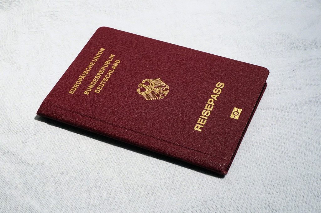 document checklist and ID card on a desk