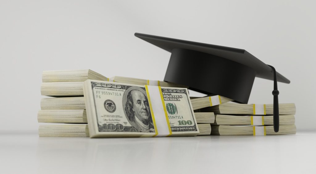 Korean university tuition fee invoice and scholarship comparison chart